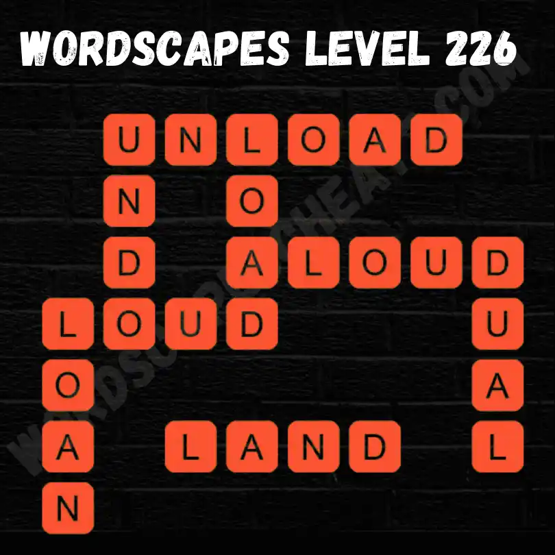 Wordscapes Level 226 Answers