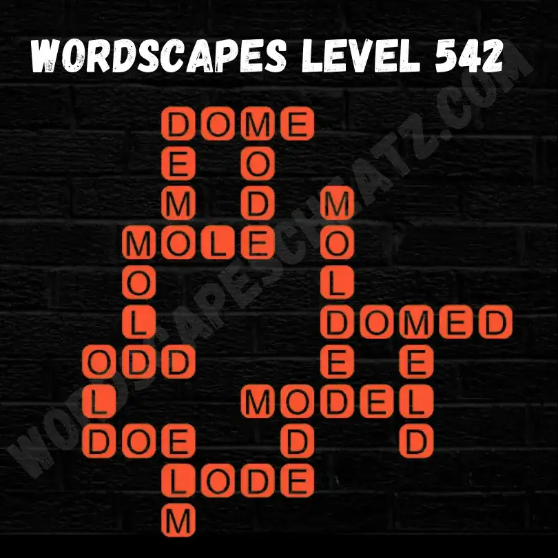 Wordscapes Level 542 Answers