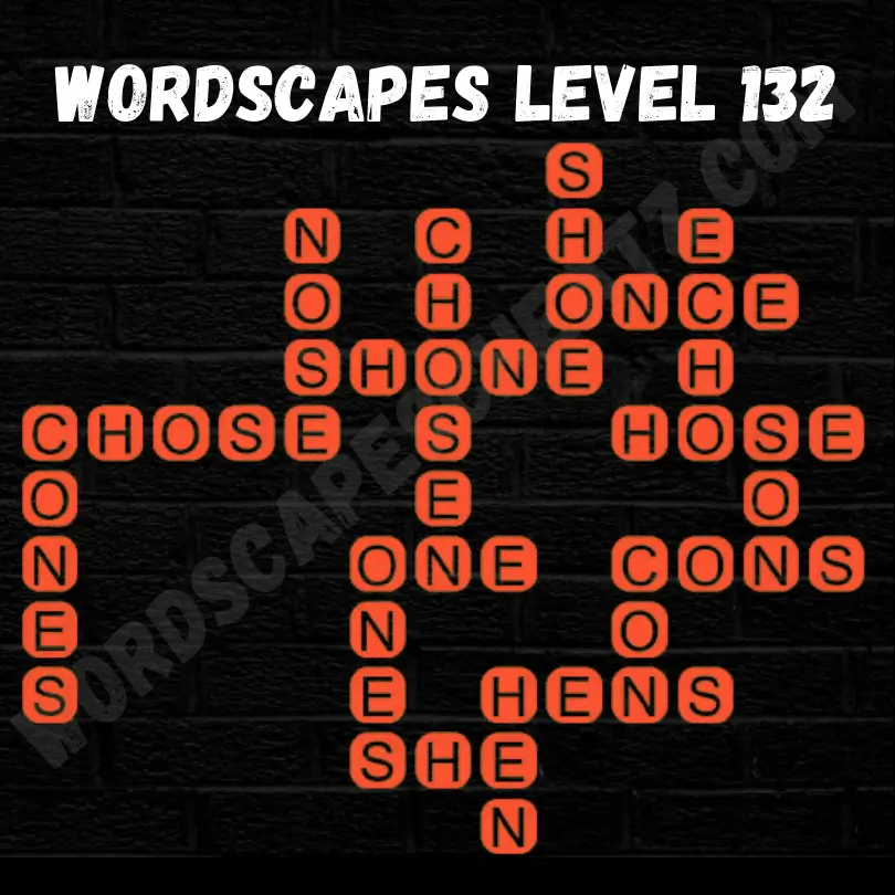 Wordscapes Level 132 Answers