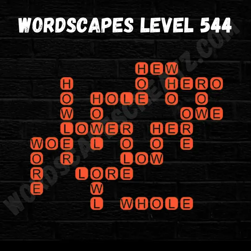 Wordscapes Level 544 Answers