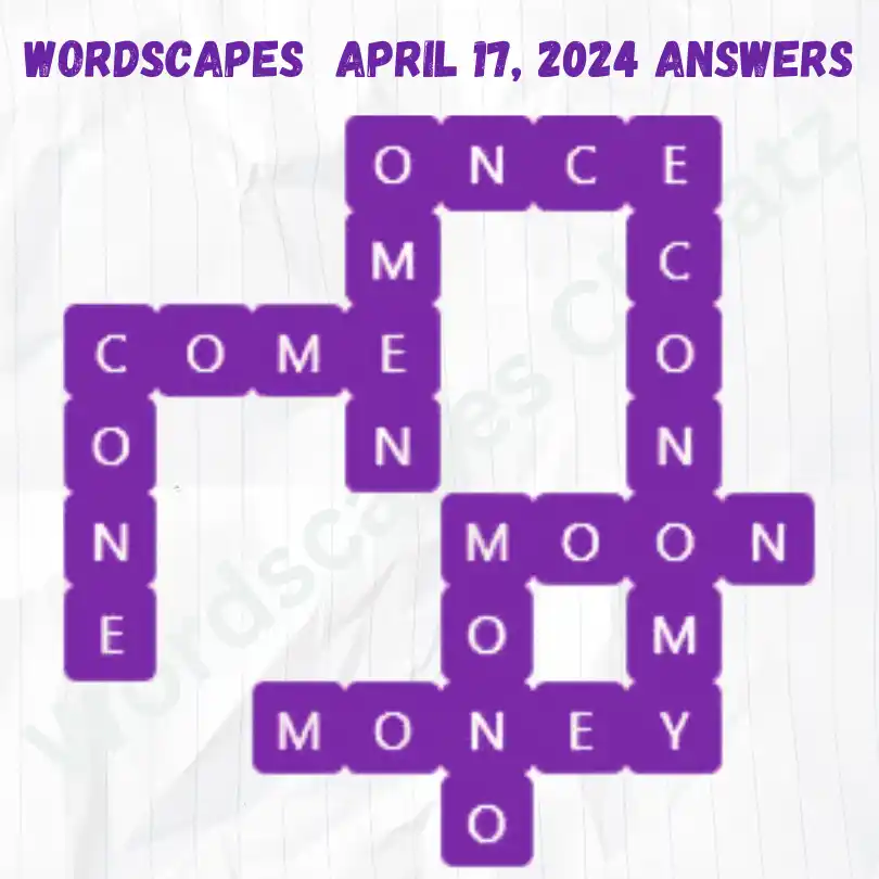 Wordscapes Daily Puzzle Answers for April 17, 2024