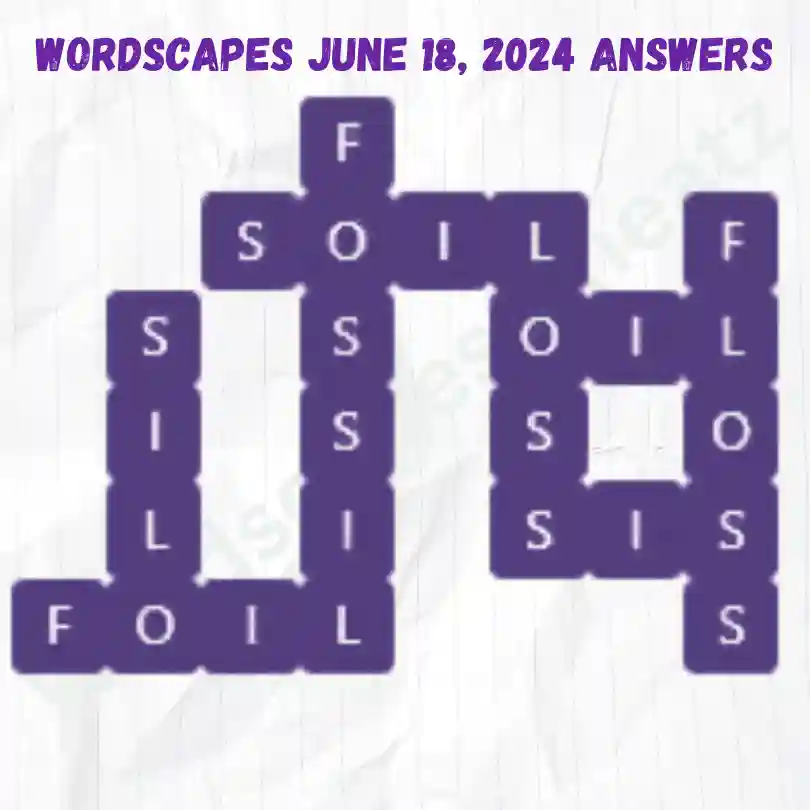 Wordscapes Daily Puzzle Answers for June 18, 2024