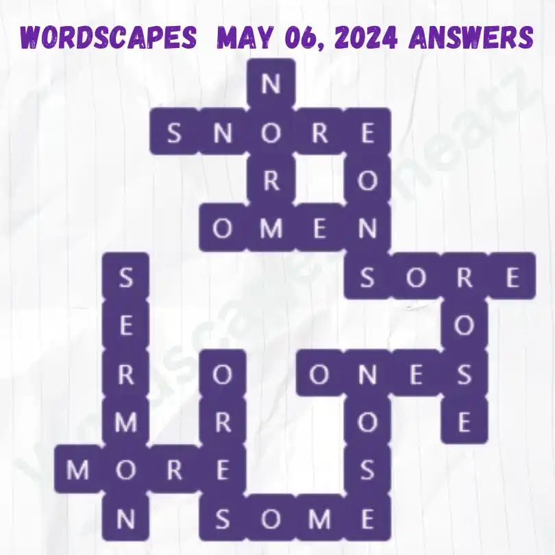 rdscapes Daily Puzzle Answers for May 06, 2024