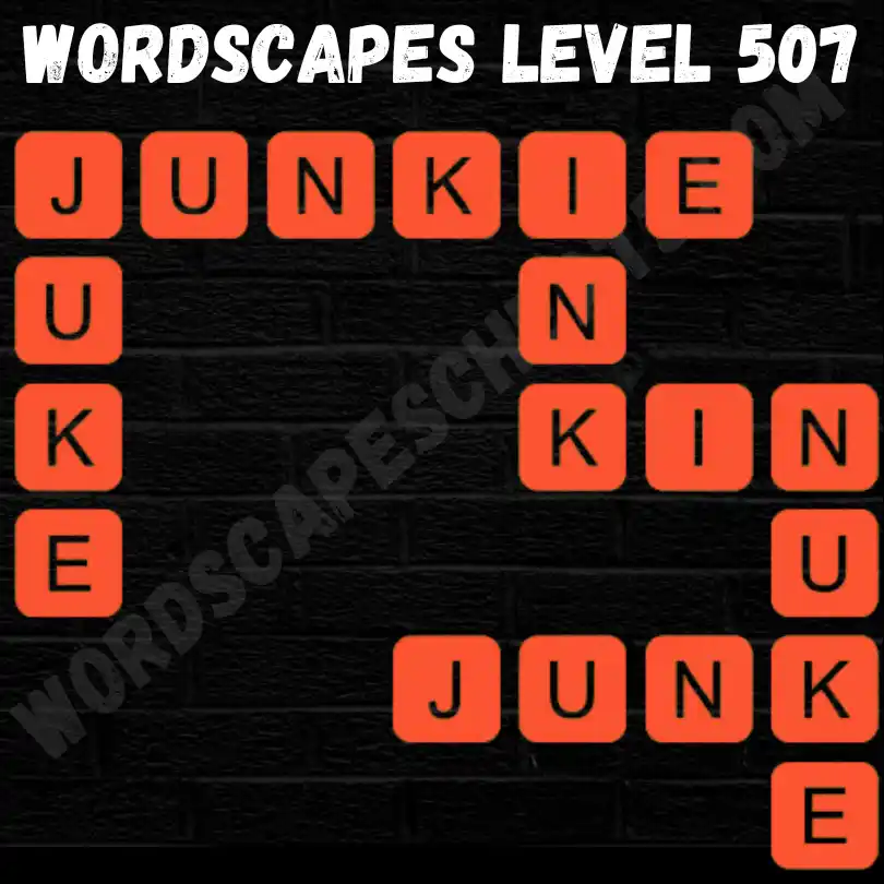 Wordscapes Puzzle 507 Answers